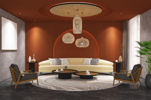 3d Render of Living Room 10: A Strategic Tool for Design and Planning