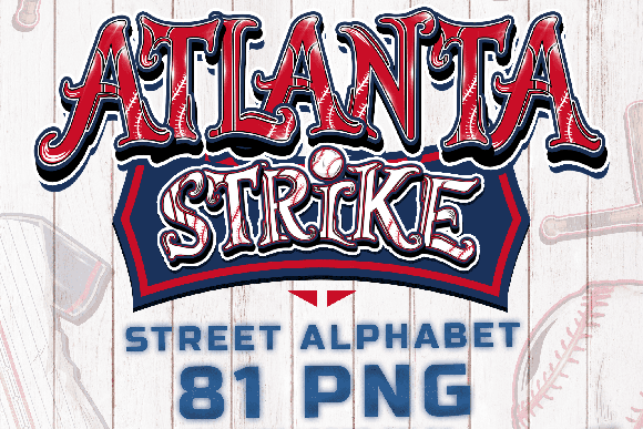Atlanta Strike Graffiti Alphabet 81 PNG