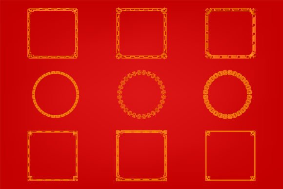 Chinese Oriental Border Ornament: A Timeless Addition to Modern Design
