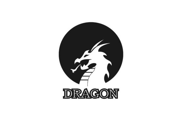 Dragon Icon and Symbol Template for 2024