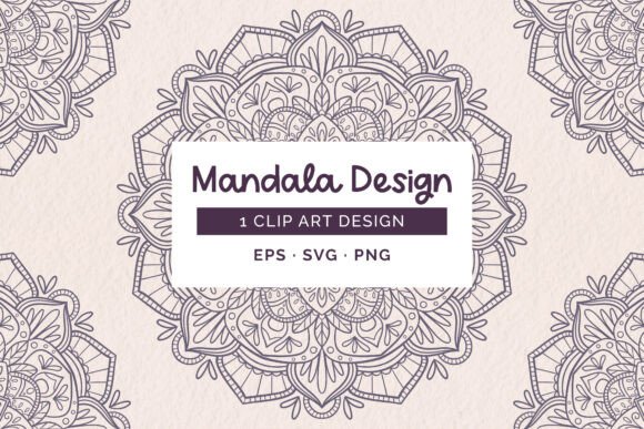 Hand-Drawn Cute Mandala Shape: A Unique Decorative Design Option