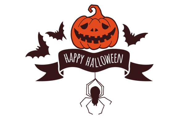 Happy Halloween Badge: Festive Design for Every Occasion