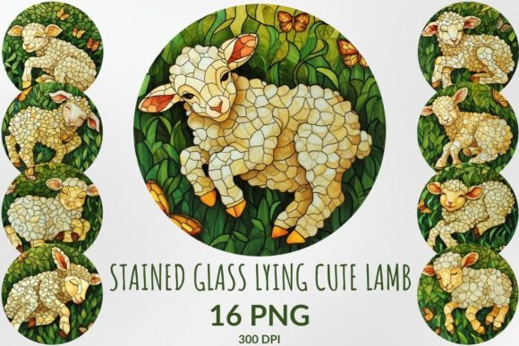Lying Cute Lamb Easter Sublimation: A Unique Blend of Pastoral Beauty and Modern Design