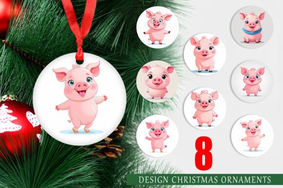 Ornament Pink Pig Valentine: A Unique Addition to Your Holiday Decor