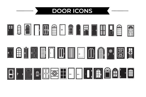 Versatile Door Icons Collection