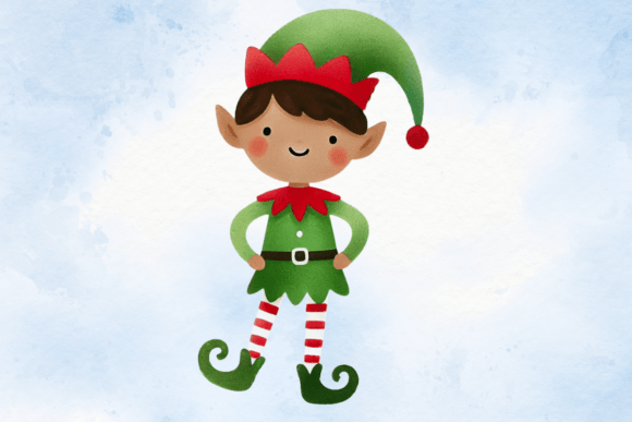 Watercolor Christmas Elf: A Festive and Creative Choice for Holiday Art