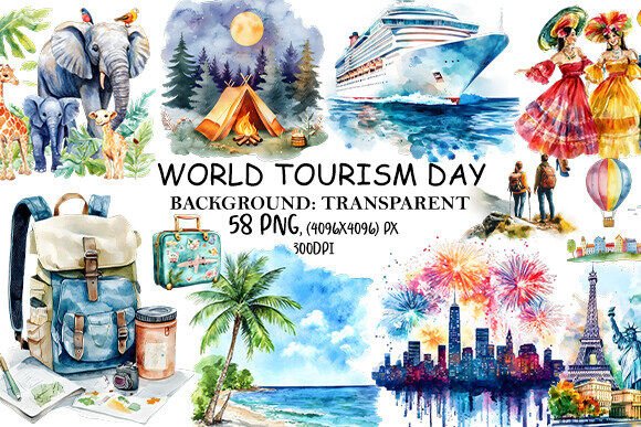 World Tourism Day Clipart: A Creative Tool for Global Inspiration